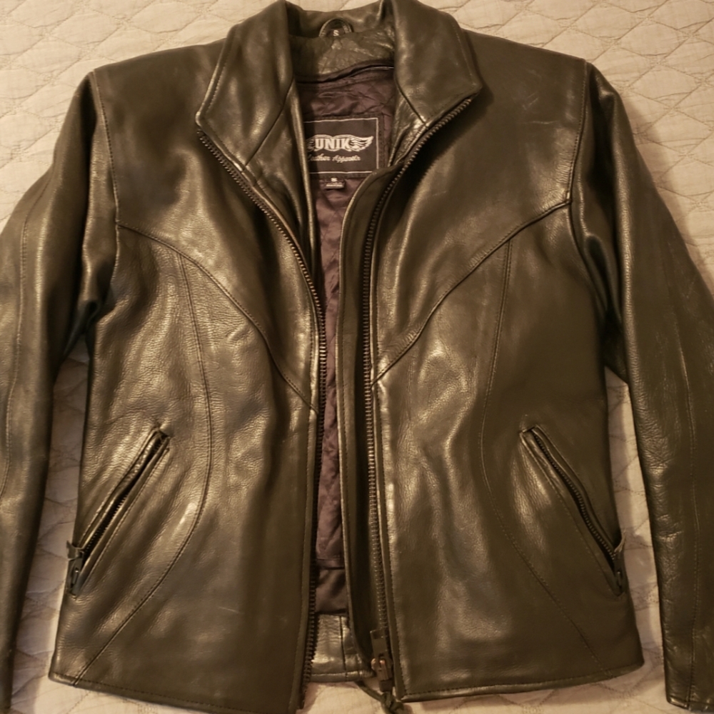 Womens leather jacket